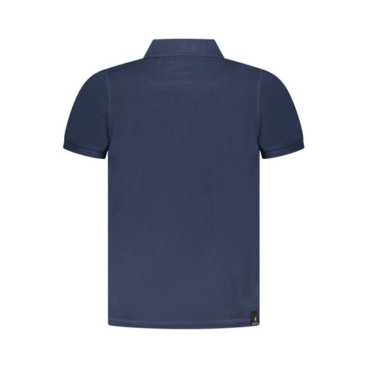 Accademia Militare Blue Cotton Mens Polo Shirt