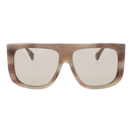Max Mara Cream Acetate Sunglasses