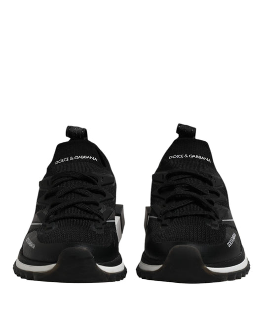 Dolce & Gabbana Black SORRENTO Sport Stretch Sneakers Shoes
