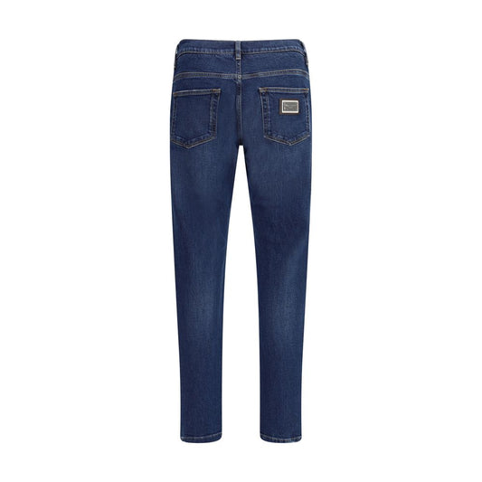 Dolce & Gabbana Blue Cotton Jeans Denim