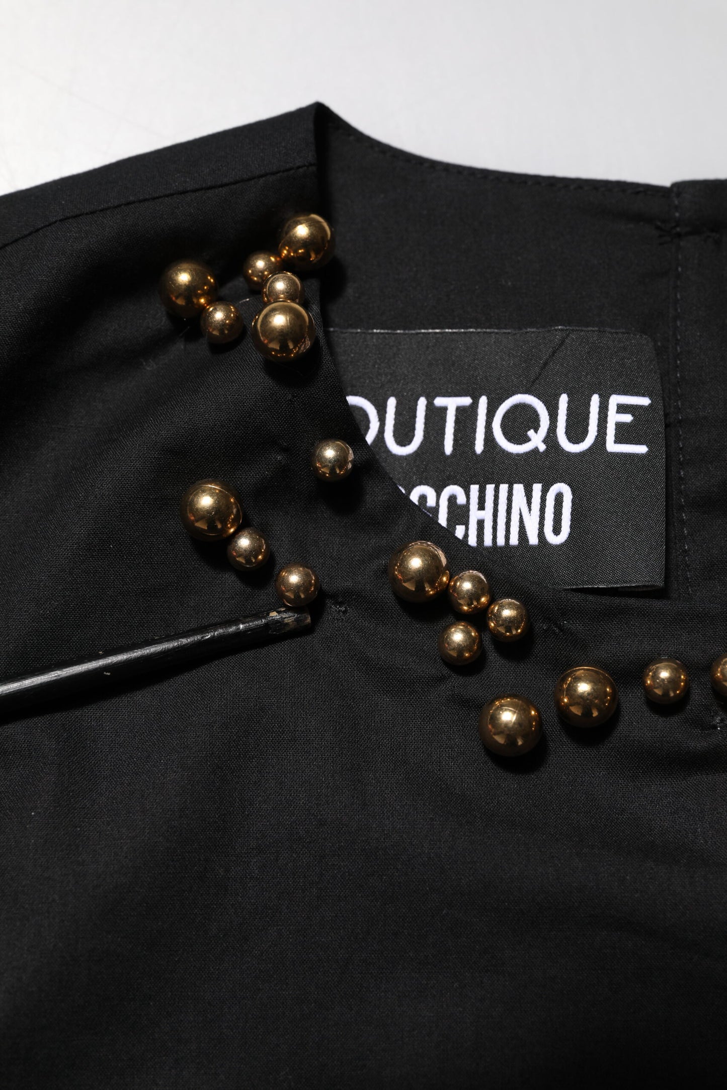 Boutique Moschino Black Cotton Sleeveless Women Tank T-shirt