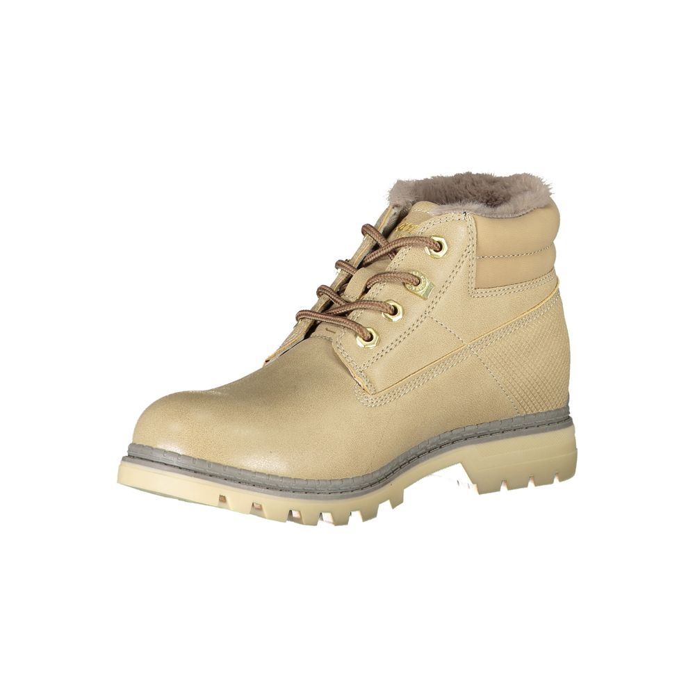 Carrera Beige Polyester Women Boot