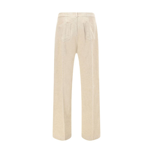 Rick Owens Beige Cotton Casual Pants