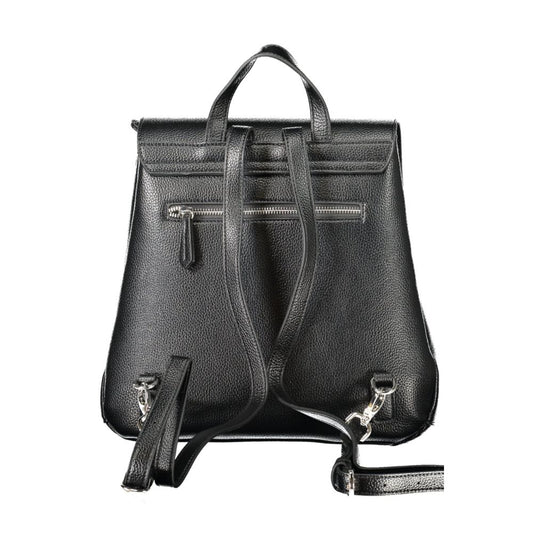 Mario Valentino Black Polyethylene Women Backpack