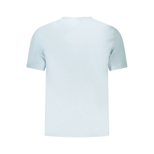 Calvin Klein Blue Cotton Men T-Shirt
