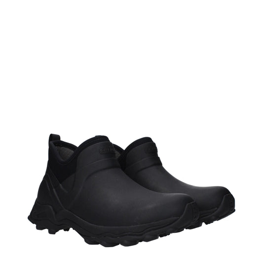 Givenchy Black Cotton Ankle Boots