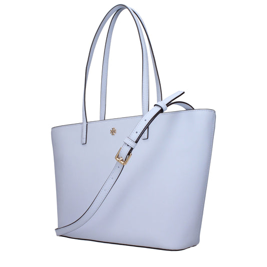 Tory Burch Light Blue Leather Shoulder Bag