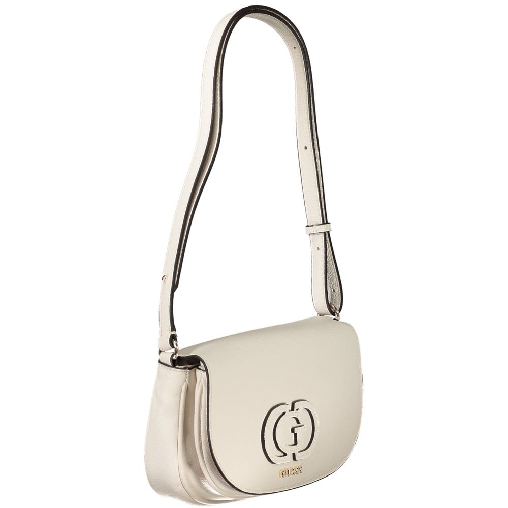 Guess Jeans White Polyethylene Handbag