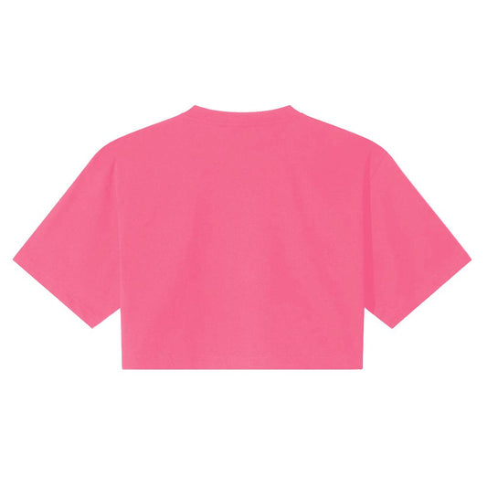 Comme Des Fuckdown Fuchsia Cotton Women T-Shirt