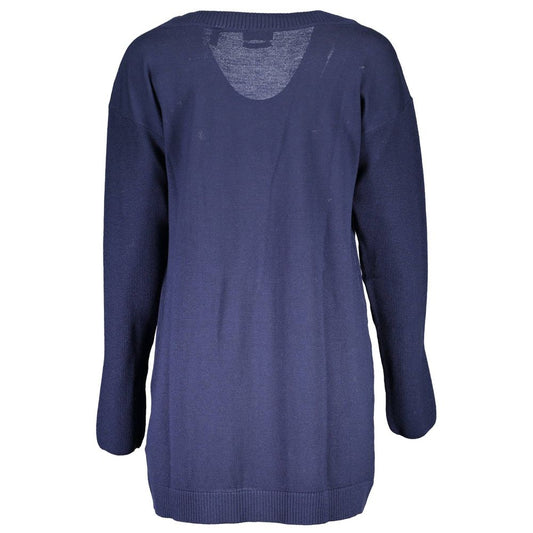 Gant Blu Wool Womens Cardigan
