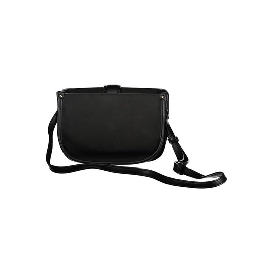 La Martina Black Polyethylene Handbag