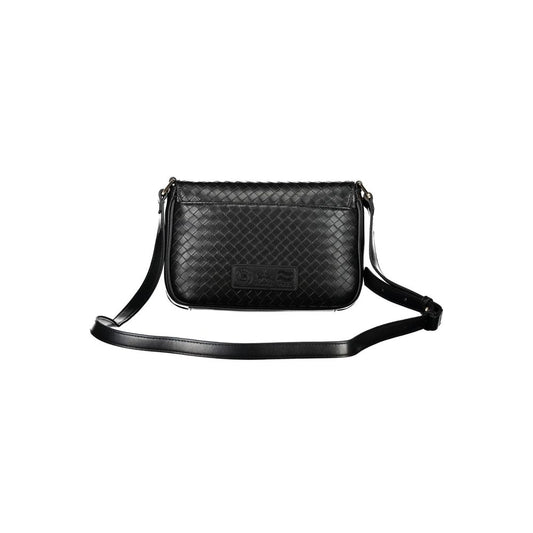 La Martina Black Polyethylene Handbag