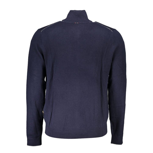 Napapijri Blue Tessuto Men's Cardigan