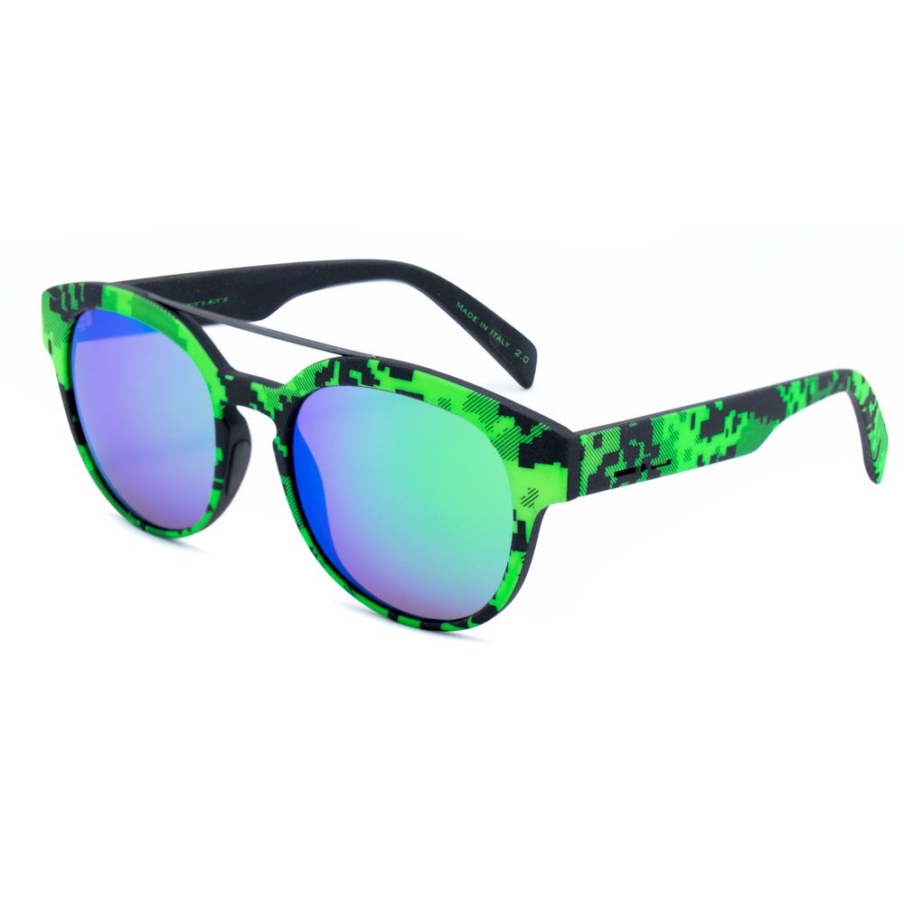Italia Independent Green Acetate Sunglasses