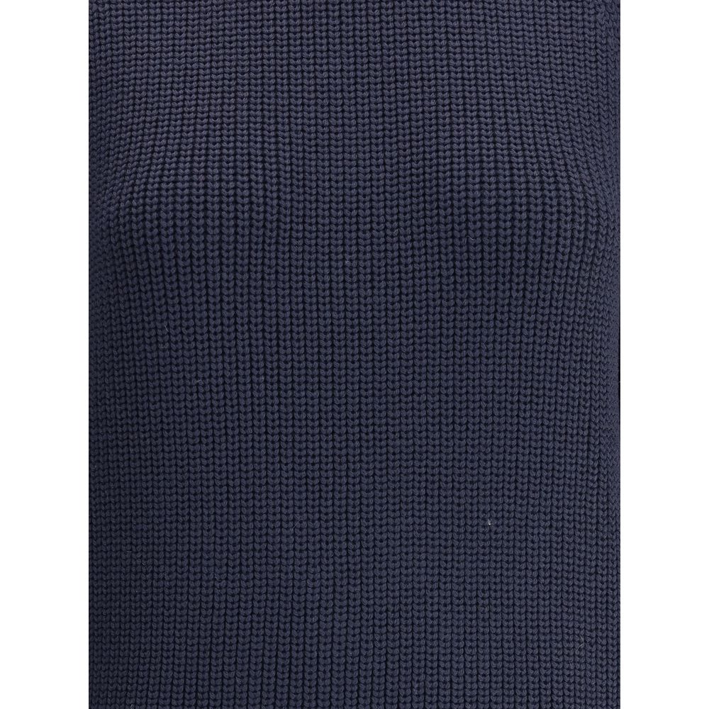 Ella Blue Merino Wool Sweater