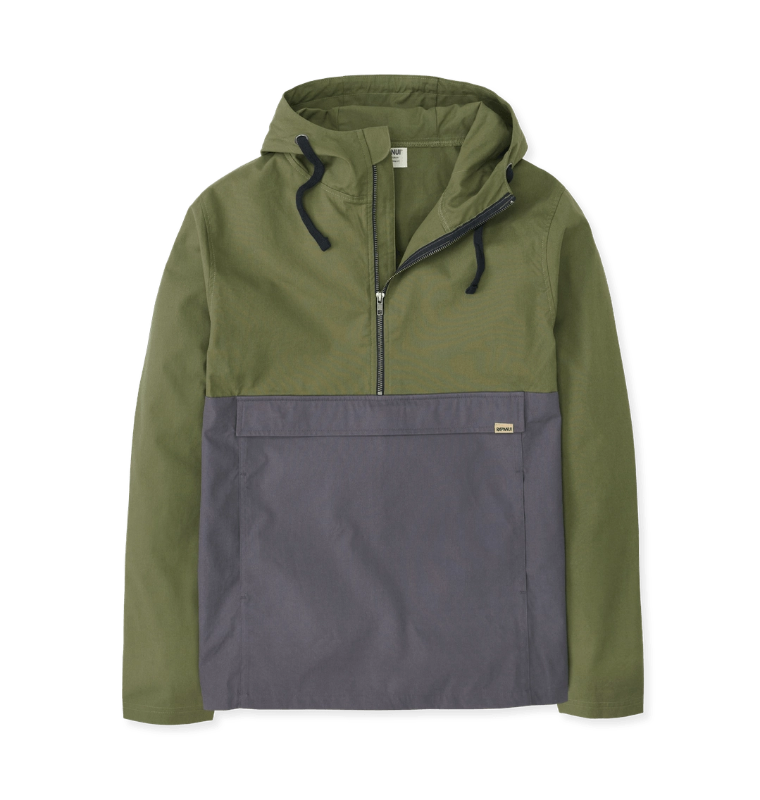 Men's Ebb Water-Repellent Smock Rust & Solent
