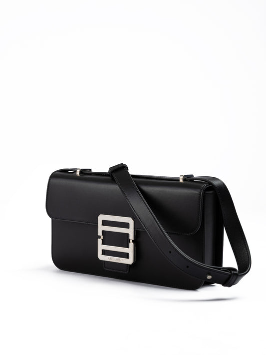 Ambush Black Leather Crossbody Bag