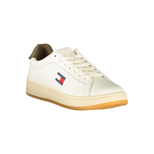 Tommy Hilfiger White Leather Women Sneaker