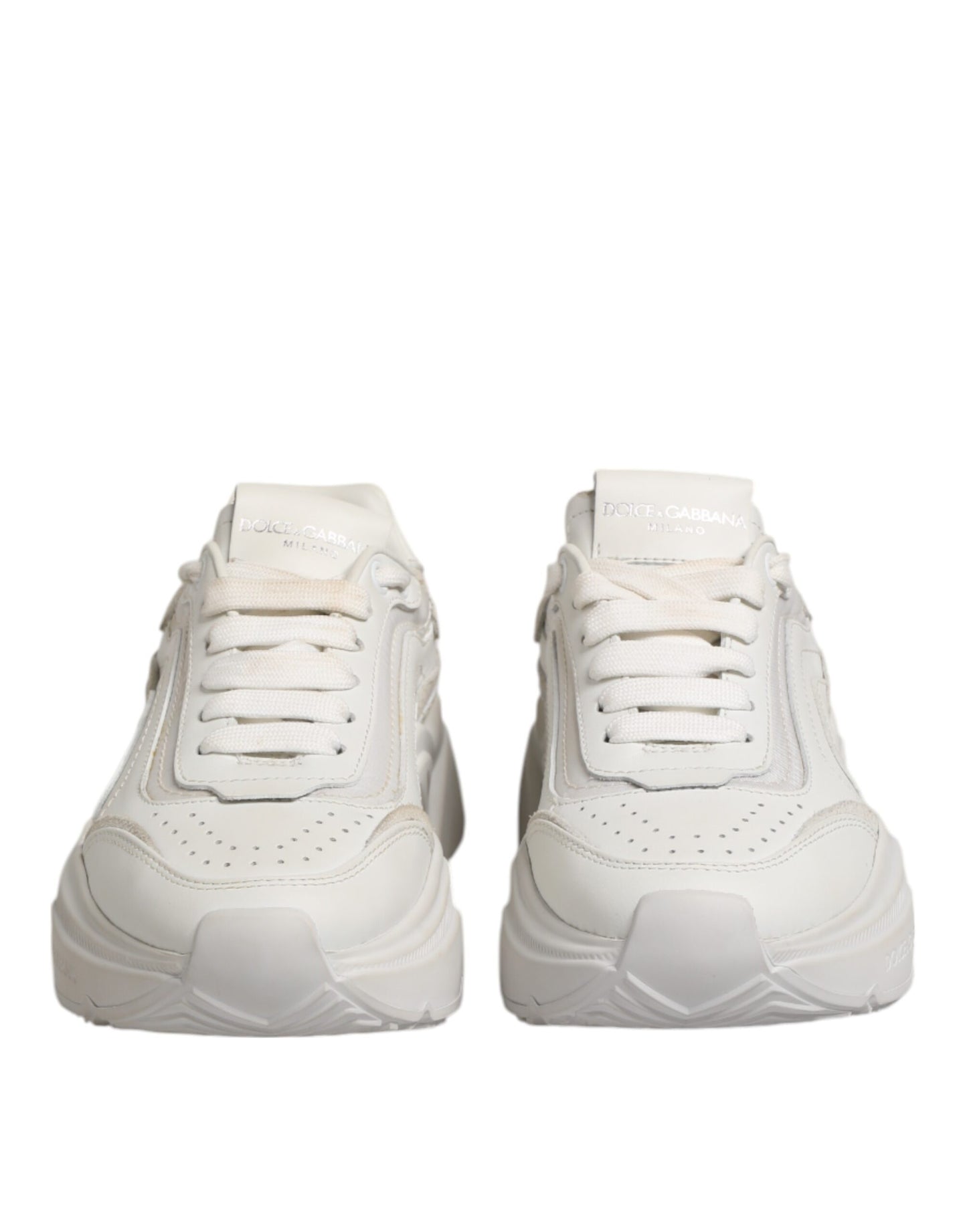 Dolce & Gabbana White Daymaster Low Top Sneaker Shoes