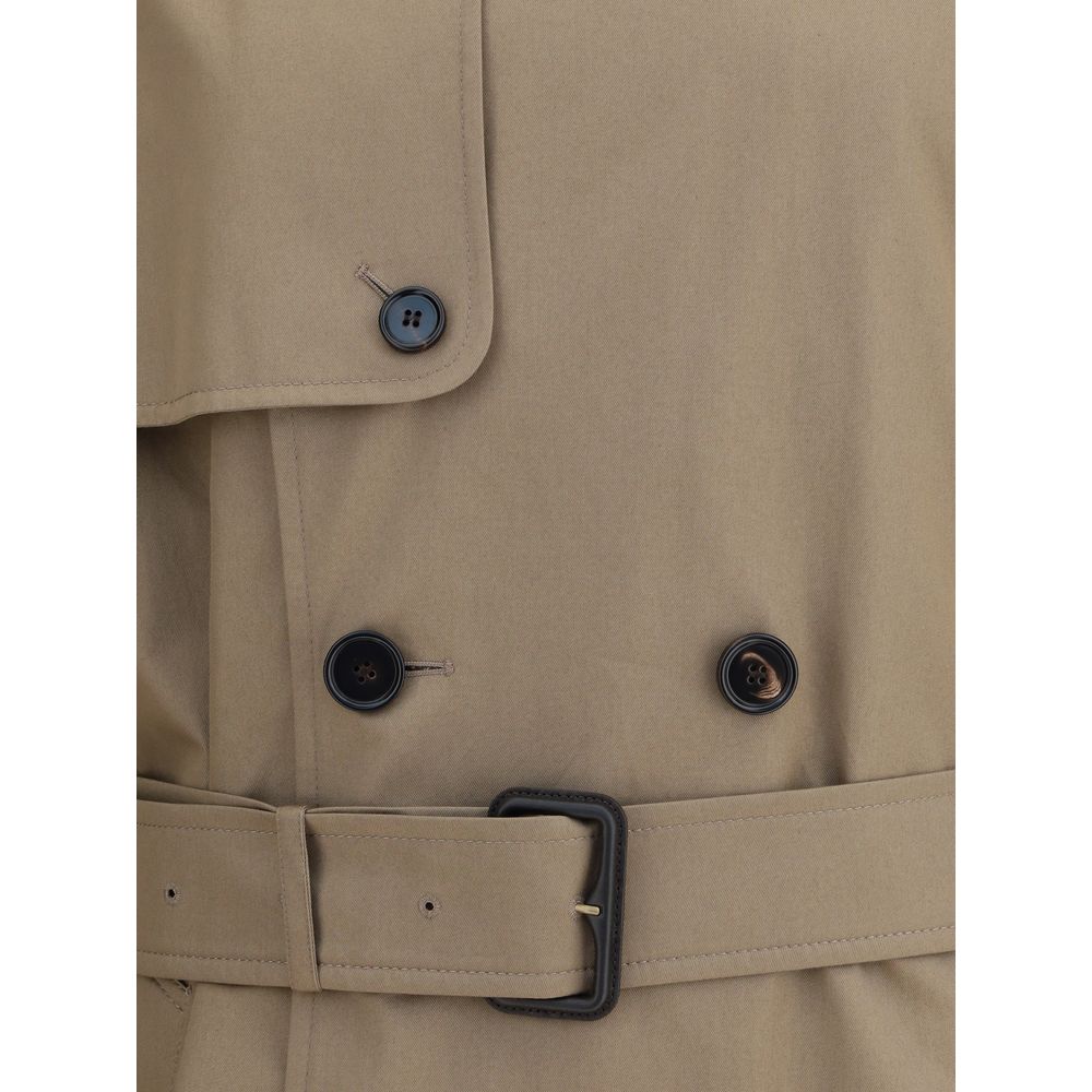 Burberry Beige Cotton Trench Coat