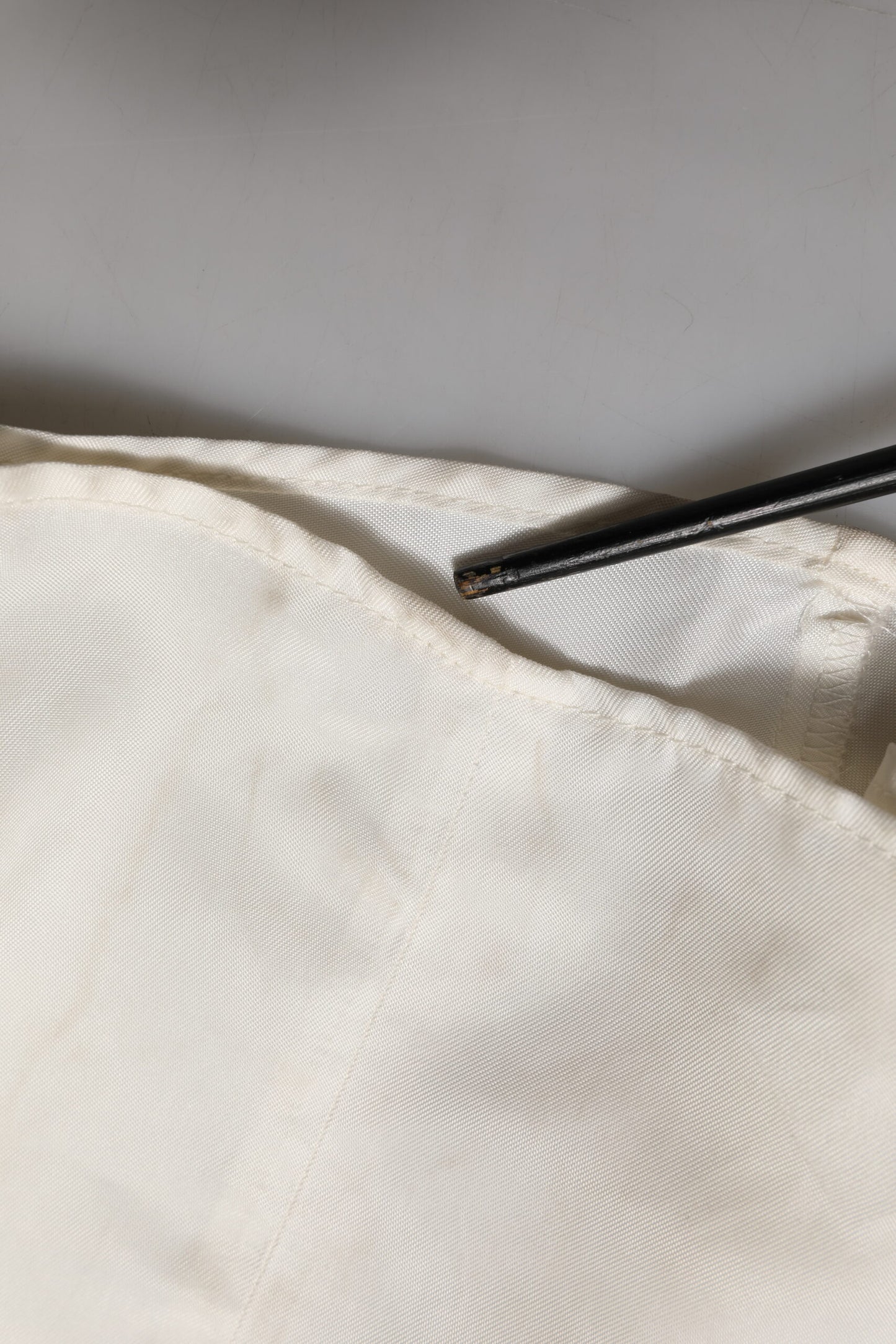 L'Autre Chose Ivory White Sleeveless Maxi Cupro Viscose Dress