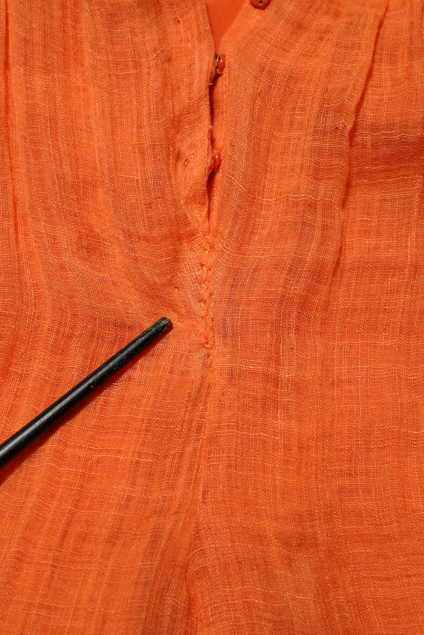 Alberta Ferretti Orange Lace Bustier Layered Maxi Dress
