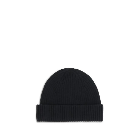 Parajumpers Black Merino Wool Beanie
