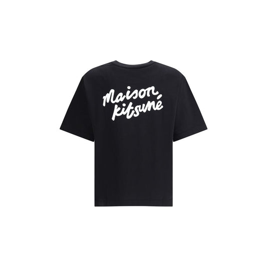 Maison Kitsuné Black Cotton T-Shirt