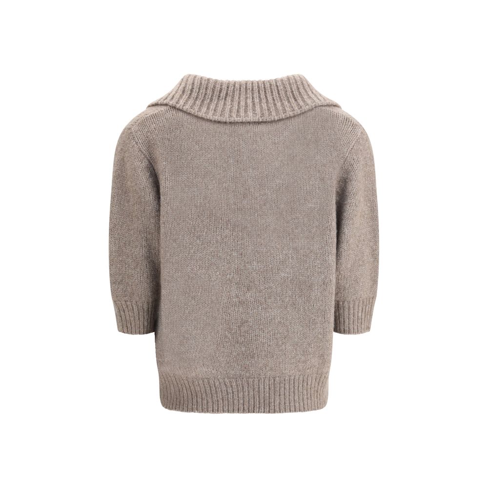 Lisa Yang Beige Cashmere Sweatshirt