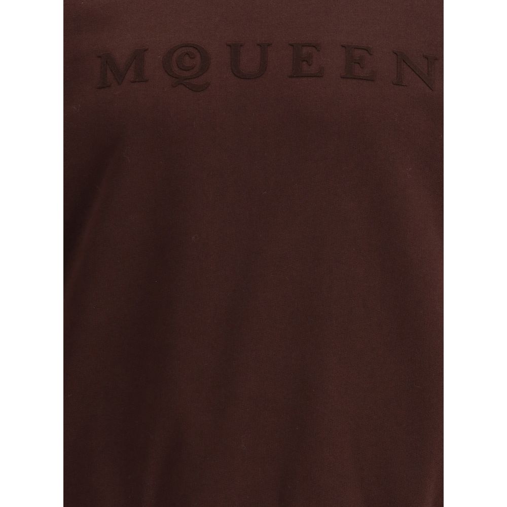 Alexander McQueen Brown Cotton Sweatshirt