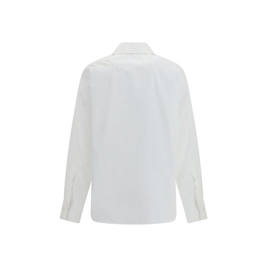 Alexander McQueen White Cotton Dress Shirt