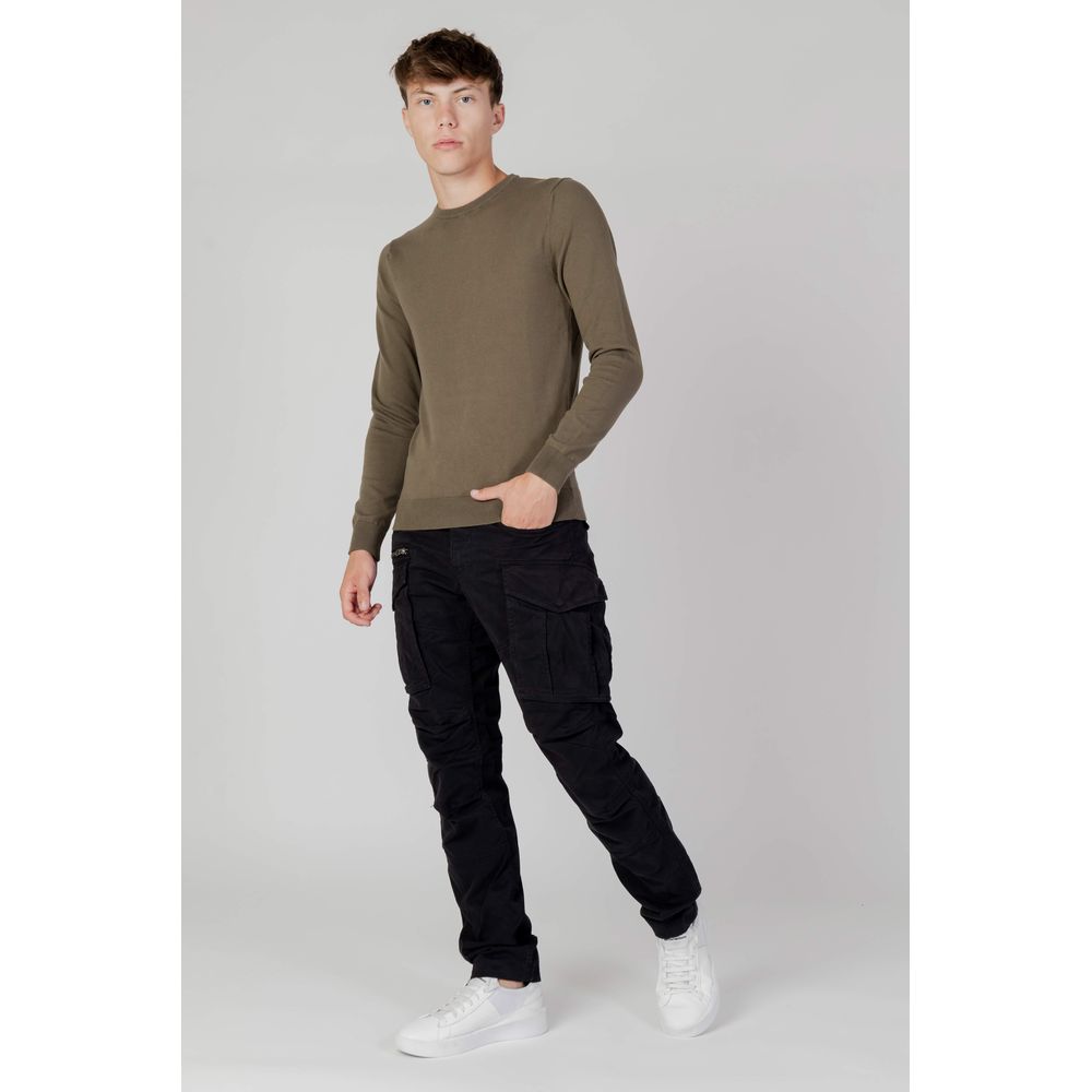 Black Cotton Relaxed Fit Jean
