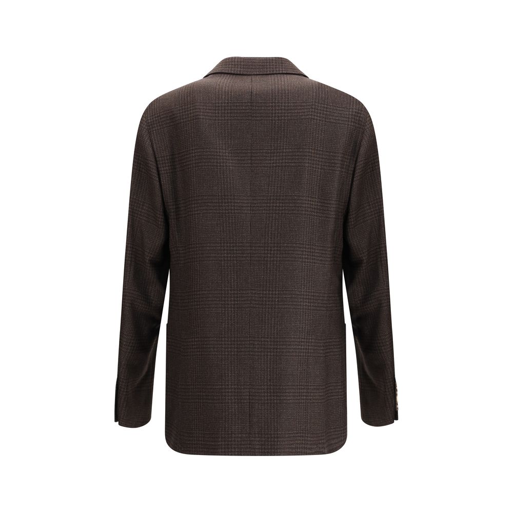 Prince of Wales Wool Blazer
