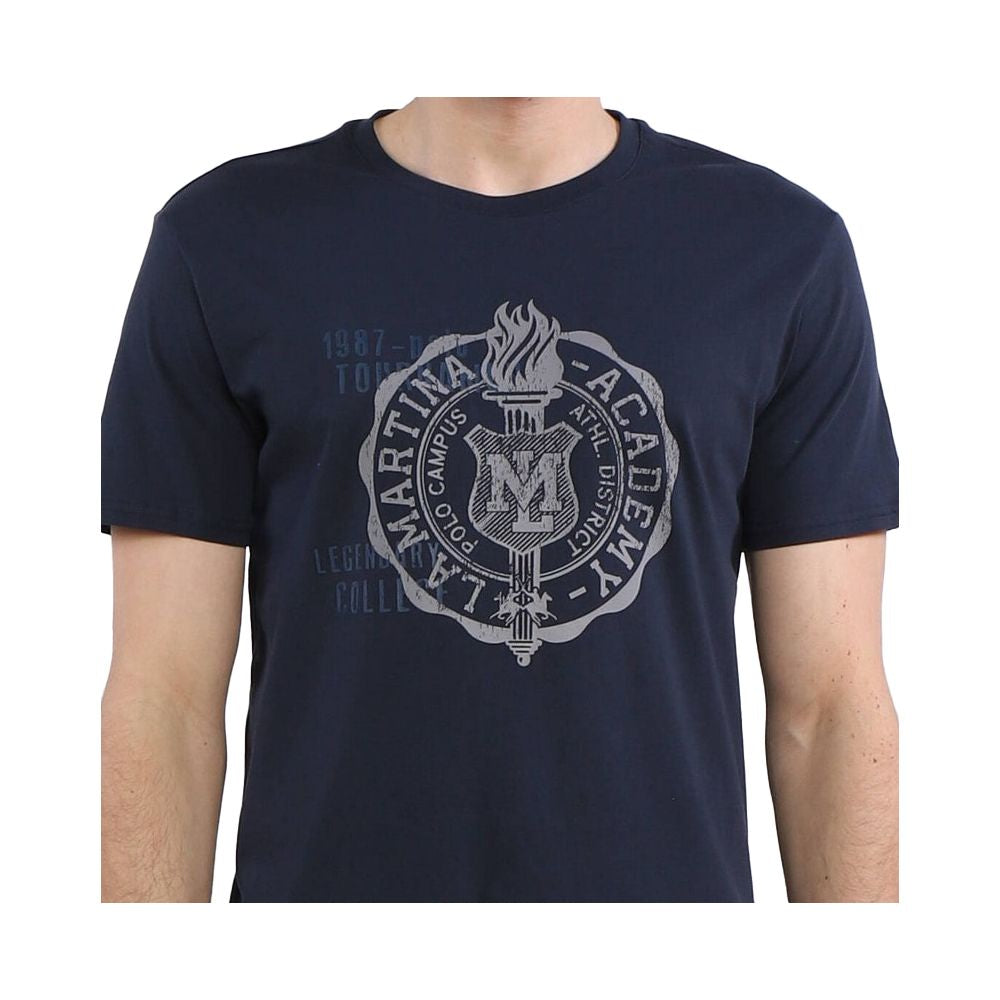Blue Cotton T-Shirt