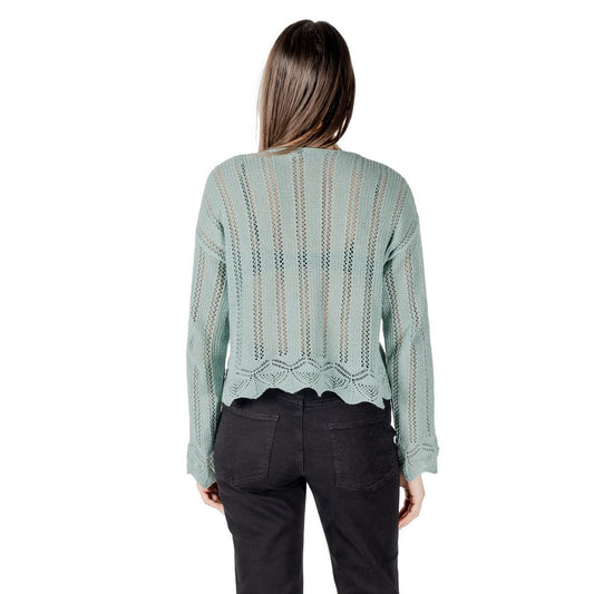 Only Turquoise Recycled Cotton Sweatshirt