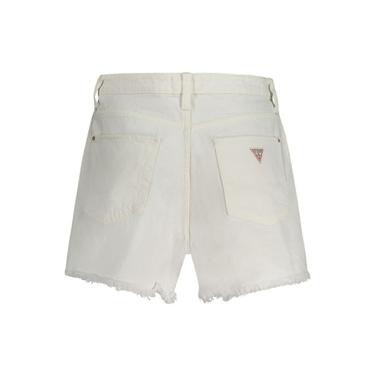 Guess Jeans White Cotton Short