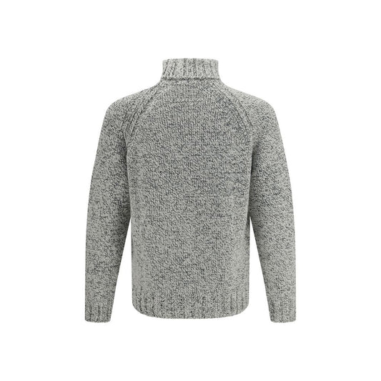 ZEGNA White Cashmere Turtleneck