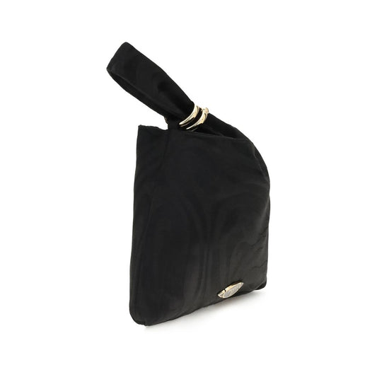 Emilio Pucci Black Silk Clutch Bag