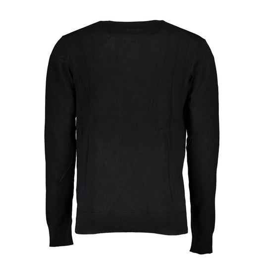 Gianmarco Venturi Black Viscose Men's Sweater
