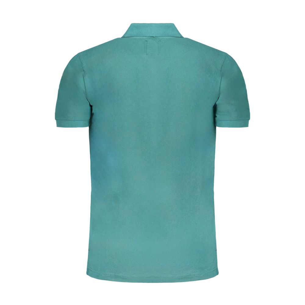 Gianmarco Venturi Green Cotton Polo Shirt