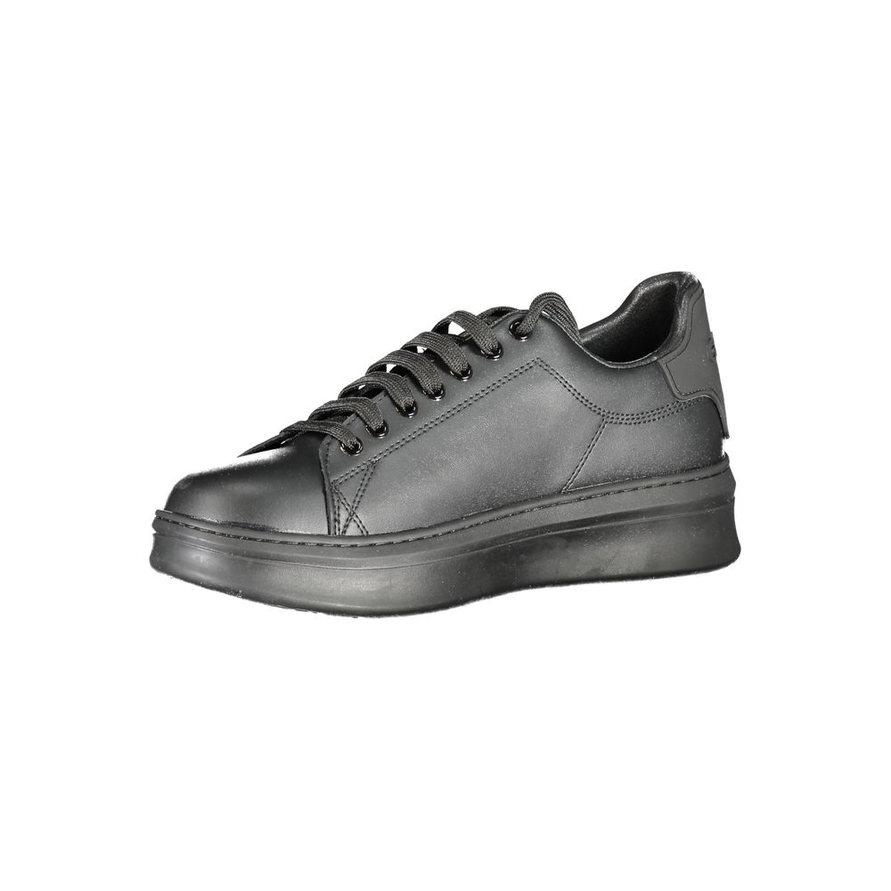 Gaelle Paris Black Polyethylene Sneaker