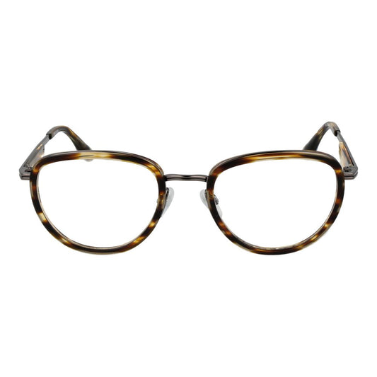 Trussardi Brown Metal & Plastic Glasses (Frames)
