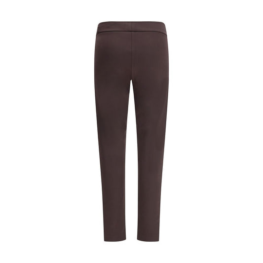 Avenue Montaigne Brown Polyamide Casual Pants