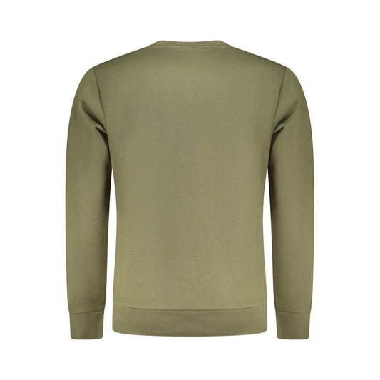 Rifle Green Cotton Men Sweater