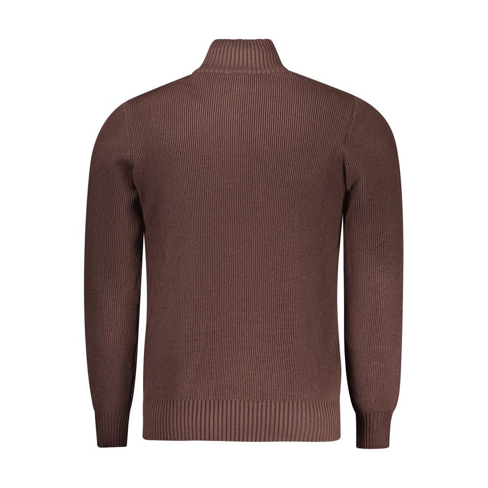Rifle Brown Nylon Men Sweater