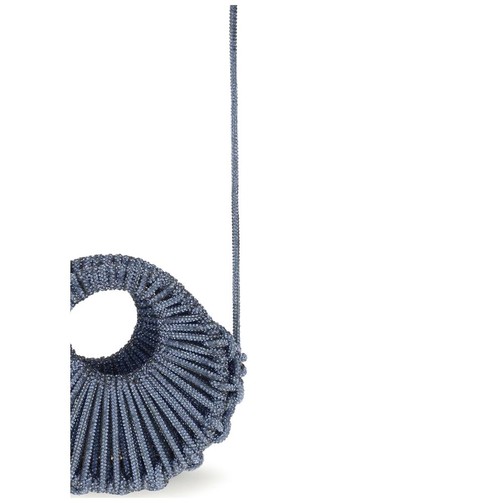 HIBOURAMA Blue Resin Handbag