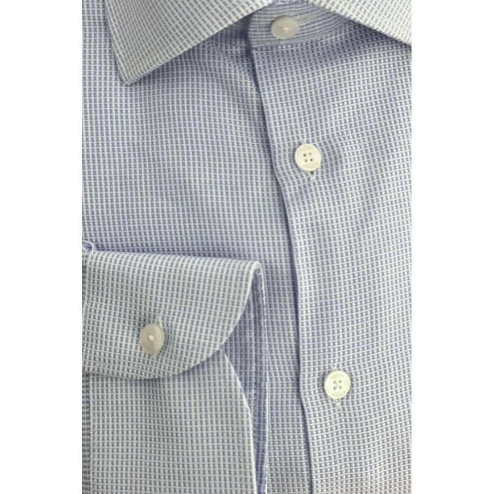 Baldinini Trend Light Blue Cotton Shirt