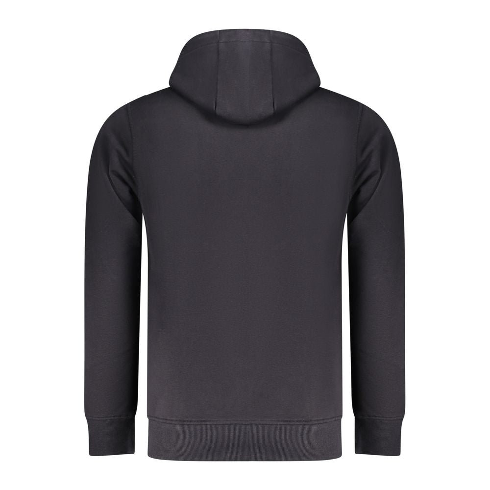 Rifle Blue Cotton Men's Hoodie