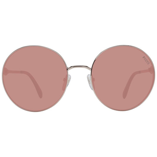 Emilio Pucci Rose Gold Metal Sunglasses