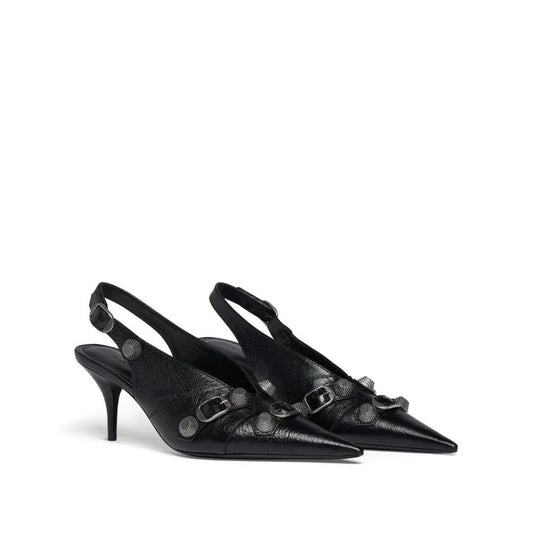 Balenciaga Black Calfskin High Heel Pumps